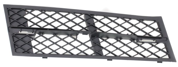 Front Bumper Grille for BMW 5-Series 2011-2013 Right (Passenger) Side, Outer, Textured Black, Sedan without M Package, Replacement