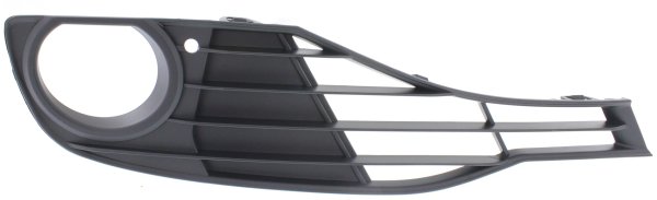Front Fog Light Molding for BMW 3-Series 2012-2015, Right (Passenger) Side, Textured Black, Standard Without M Sport Package, Compatible with Sedan/Wagon, Replacement Models: 320i, 328i, 335i