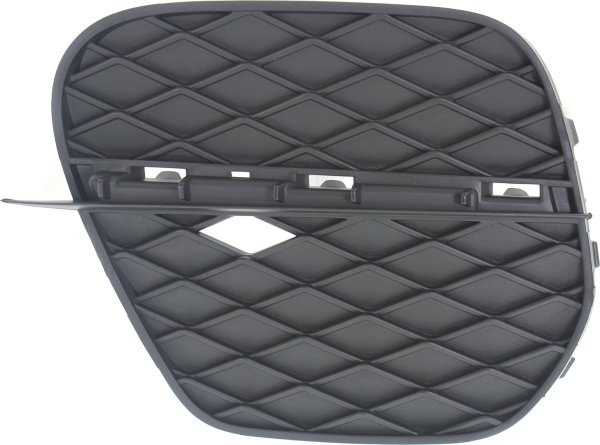 Front Bumper Outer Grille for BMW X5, Years 2011-2013, Left (Driver) Side, Black, Closed Style, without M Package, Replacement