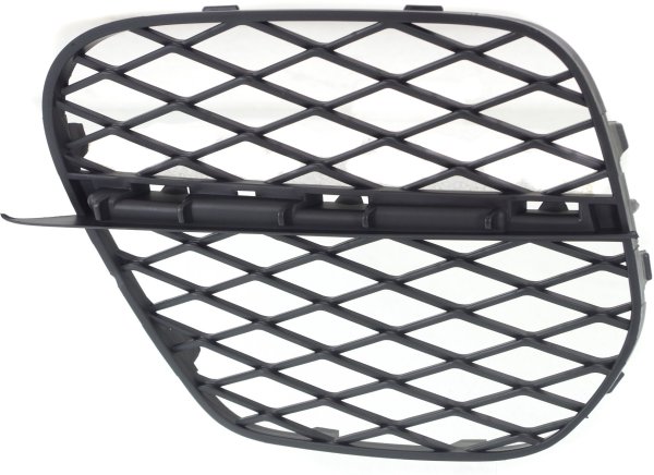 Front Bumper Grille Outer, Primed (Ready to Paint) for BMW X5 2011-2013, 35d/50i Models, Left (Driver), without M Package, Open Grille, Replacement