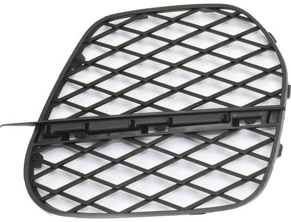 Front Bumper Grille for BMW X5 2011-2013 50i Model, Right (Passenger) Outer Open Grille, Primed (Ready to Paint), Without M Package, Replacement