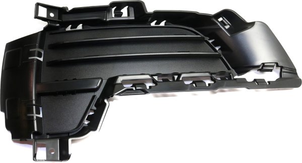 Front Bumper Grille for BMW X5 2014-2018, Left (Driver) Side, Outer, Textured Black, Closed Grid, w/o M Sport Line, Replacement