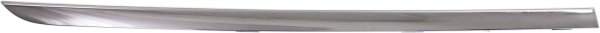 Front Bumper Molding for BMW 7-Series 2009-2012, Left (Driver), Chrome, without M Package, Replacement