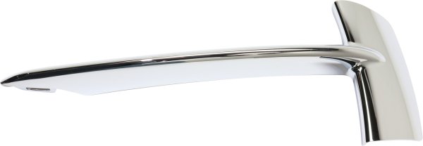 Front Bumper Molding for BMW X5 2014-2018, Left (Driver) Side Grille Cover, Chrome, Without M Sport Line, Type 1, Luxury Line, Replacement