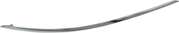 Front Bumper Molding for BMW 7-Series 2013-2015 Right (Passenger), Chrome, without M Package, Replacement Models: 740i, 740Li, 750i, 750Li, 760Li.