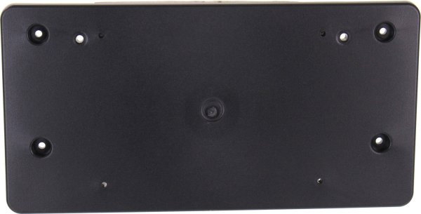 Front License Plate Bracket for BMW 5-Series 2011-2016, Textured Black, with M Package, Sedan, Replacement