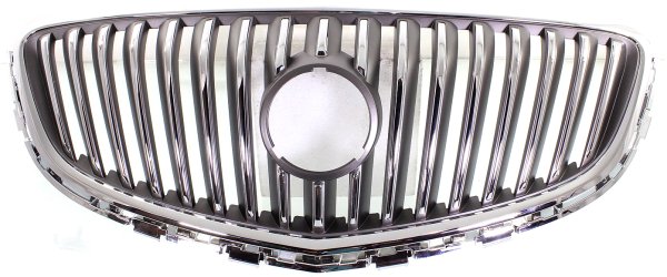 Chrome Grille for Buick Verano 2012-2017, without Emblem, Type 1 for 2015-2017 Models, Replacement
