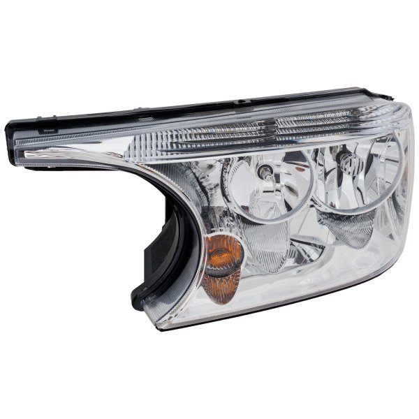 Headlight Assembly for Buick Rainier 2004-2007, Left (Driver), Halogen Light, Composite Type, Replacement