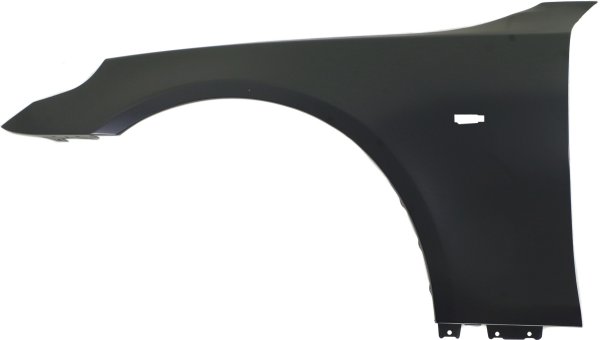 Front Fender for BMW 5-Series 2004-2010, Left (Driver), Primed (Ready to Paint), Sedan/Wagon, Steel, Replacement Models: 520i, 525i, 530i, 535i, 540i, 545i, 550i.