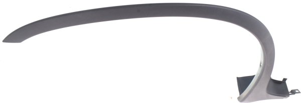 Front Wheel Opening Molding for BMW X5 2000-2006, Textured Black, Left (Driver), without Running Boards, 3.0L/4.4L Engine, Replacement