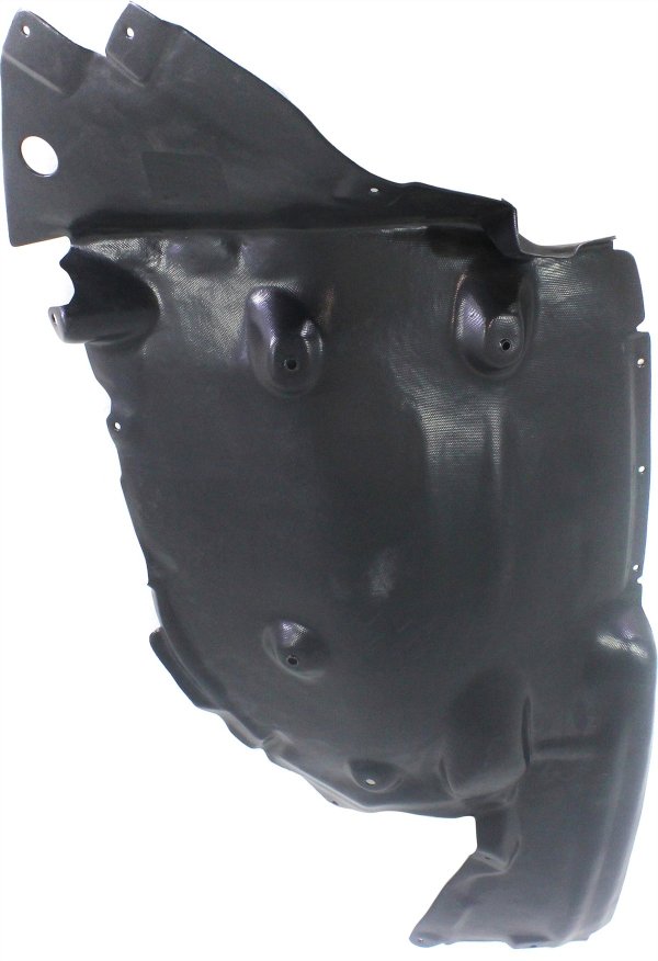 Front Fender Liner for BMW 7-Series (2009-2015), Left (Driver) Side, Thermoforming Form, Rear Section, Replacement - fits 740i, 750i, 760i, ActiveHybrid 7 models.
