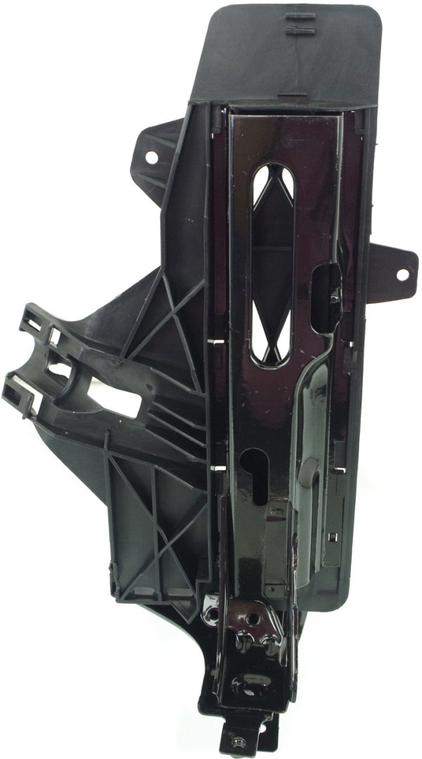 Radiator Support for BMW 5-Series 2011-2016, Left (Driver) Side, Plastic, Sedan, Replacement for models 528i, 535i, 550i.
