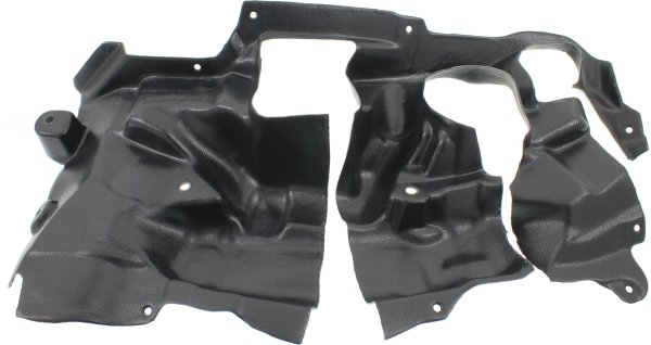 Engine Splash Shield Under Cover for BMW 5-Series GT 2010-2017, 6-Series 2012-2019, 7-Series 2009-2015, Right (Passenger) Side, Rear Wheel Drive, Replacement - GT, 630i, 640i, 650i, 730d, 740d, 750d.