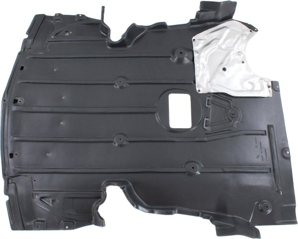 Engine Splash Shield for BMW 3-Series (2006-2012), Under Cover, Center with Aluminum Pad, 3.0L Engine, with M Package, Rear Wheel Drive (RWD), Type 2, Sedan/Wagon Replacement