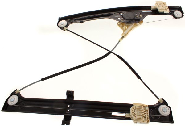 Front Window Regulator for BMW X5 2007-2013, Right (Passenger) Side, Power Operated, without Motor, Replacement
