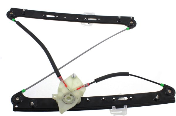 Front Window Regulator for BMW X3 2004-2010, Right (Passenger) Side, Power, without Motor, Replacement