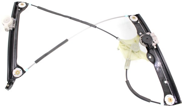 Front Window Regulator for BMW 6-Series 2012-2018, Right (Passenger), Power, Without Motor, Convertible/Coupe 2012-2017, Replacement