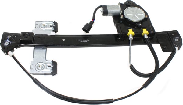 Power Rear Window Regulator with Motor for Chevrolet Trailblazer 2002-2009, Right (Passenger), 5-Passenger, Replacement