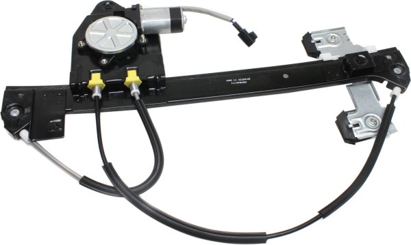 Power Rear Window Regulator with Motor for Chevrolet Trailblazer 2002-2009, Left (Driver), 5-Passenger, Replacement