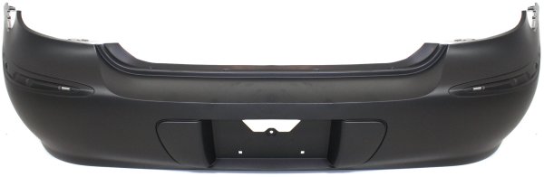 Rear Bumper Cover for 2005-2009 Allure/LaCrosse, Primed (Ready to Paint), with Chrome Package, Replacement