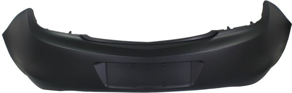 Rear Bumper Cover for Buick Regal 2011-2013, Primed (Ready to Paint), without Parking Aid Sensor Holes, Base/CXL Models, Replacement