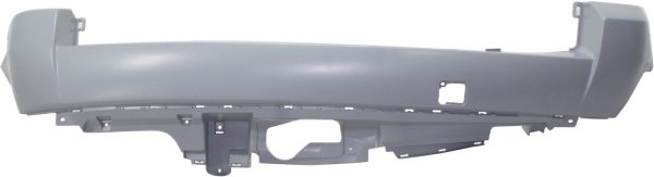 Primed (Ready to Paint) Rear Bumper Cover for BMW X3 2007-2010 without M Package and Park Distance Control Sensor Holes, Replacement