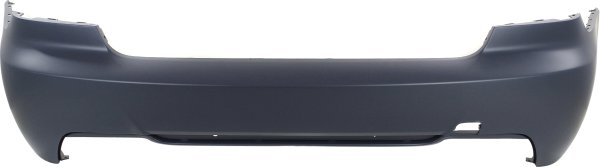 Rear Bumper Cover for BMW 3-Series 2007-2013, Primed (Ready to Paint), 3.0L Engine, with M Package, without Park Distance Control Sensor Holes, Convertible/Coupe, Replacement. Models: 328i, 335i, M3.
