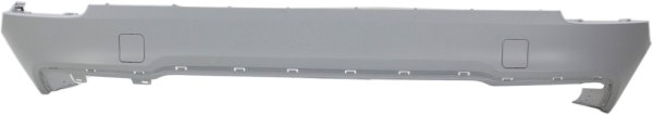 Rear Bumper Molding for BMW X1 2013-2015, Lower Position, Primed (Ready to Paint) Gray, with M Package, without Park Distance Control, Replacement