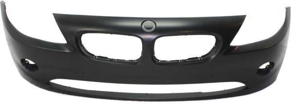 Front Bumper Cover for BMW Z4 2003-2004 Convertible, Primed (Ready to Paint), without M Package, without Headlight Washer Holes, up to October 2004, Replacement
