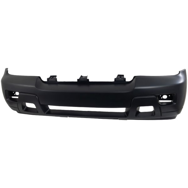 Front Bumper Cover for 2006-2009 Chevrolet Trailblazer LT Model, Primed (Ready to Paint), with Fog Light Holes, Replacement