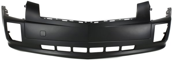 Front Bumper Cover for Cadillac SRX 2004-2009, Primed (Ready to Paint), without Sport Package, without Headlight Washer Holes, Replacement