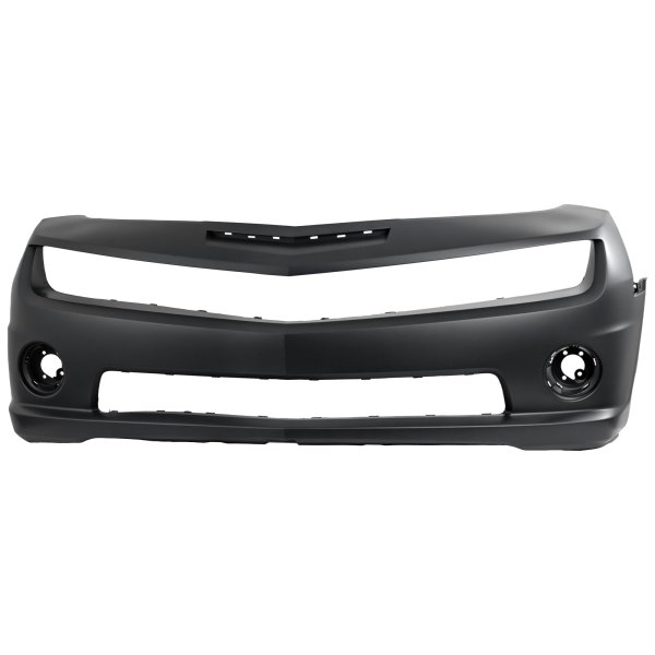 Front Bumper Cover for Chevrolet Camaro 2010-2013, Primed (Ready to Paint), without Tow Hook Holes, SS Model, Replacement