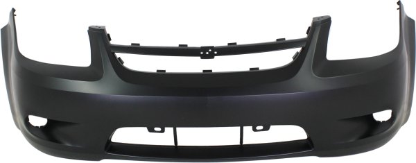 Front Bumper Cover for Chevrolet Cobalt 2006-2010, Primed (Ready to Paint), Without Spoiler Holes, Suitable for LT, LTZ, Sport Models, and 2006-2007 SS 2.4L Engine Models, Replacement