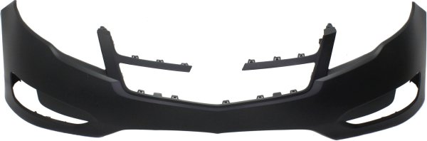 Front Bumper Cover for Chevrolet Volt 2011-2015, Primed (Ready to Paint), Without Object Sensor Holes, Replacement