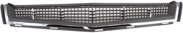 Front Bumper Grille for Cadillac CTS 2008-2012, Gray, Excludes V Model, Suitable for Sedan/Wagon/Coupe, Replacement