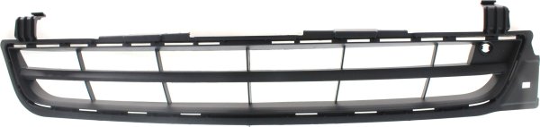 Front Bumper Grille for 2013 Chevrolet Malibu, Textured Dark Gray, Replacement