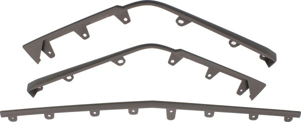 Front Bumper Molding for Cadillac CTS 2009-2015, V Model, Gray, Replacement