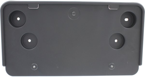 Front License Plate Bracket for Saturn VUE (2008-2010), Chevrolet Captiva Sport (2012-2015), Textured Black Finish, Replacement