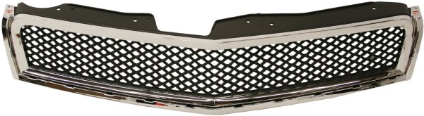 Grille for Chevrolet Traverse 2009-2012, Chrome Shell/Painted Black Insert, Suitable LS/LT Models, Replacement