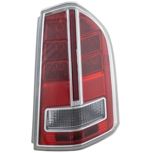 Tail Light Assembly for Chrysler 300, 2011-2012, Right (Passenger) Side, with Chrome Accent, Up To 3-19-2012, Replacement