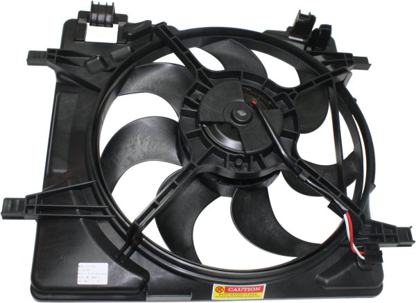 Radiator Fan Assembly for Chevrolet Spark 2013-2015, Automatic Transmission without Air Conditioning, Replacement