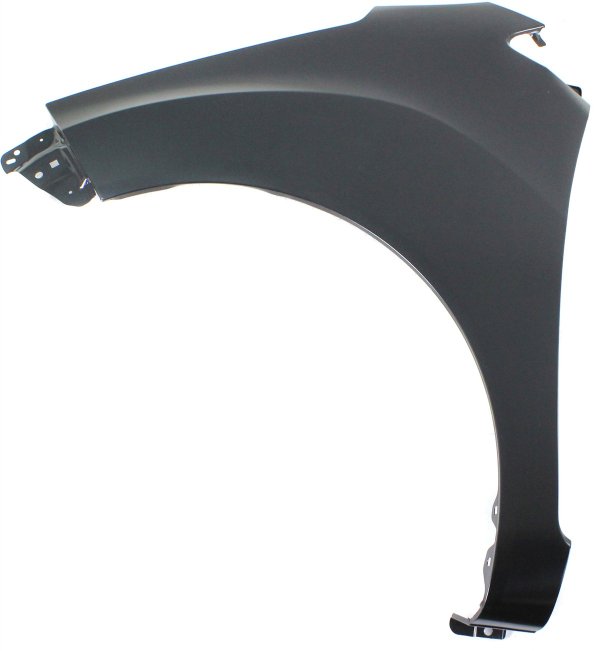 Front Fender for Chevrolet Spark 2013-2015, Left (Driver) Side, Primed (Ready to Paint), without Side Light Hole and Rocker Molding Hole, Replacement