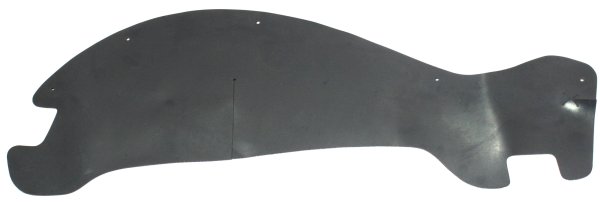 Front Fender Liner for Chevrolet S10 Pickup 1994-2004, Right (Passenger) Side, with ZR2 Package, Plastic, Black, Replacement