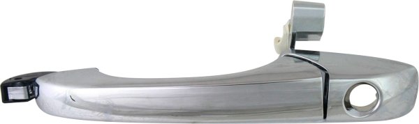 Front Exterior Door Handle for Dodge Magnum 2005-2008, Chrysler 300 2005-2010, Left (Driver), Chrome, Plastic, with Keyhole, Replacement