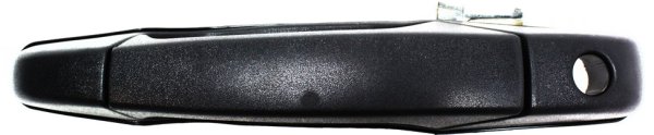 Front Exterior Door Handle, Textured Black, with Keyhole for 2007-2014 Chevrolet Silverado/Sierra 1500/2500 HD/3500 HD, Left (Driver), Excludes 2007 Classic, Replacement