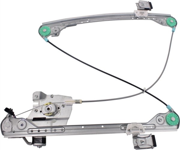 Front Window Regulator for Chrysler Pacifica 2004-2006, Left (Driver), Power, with Motor, Replacement