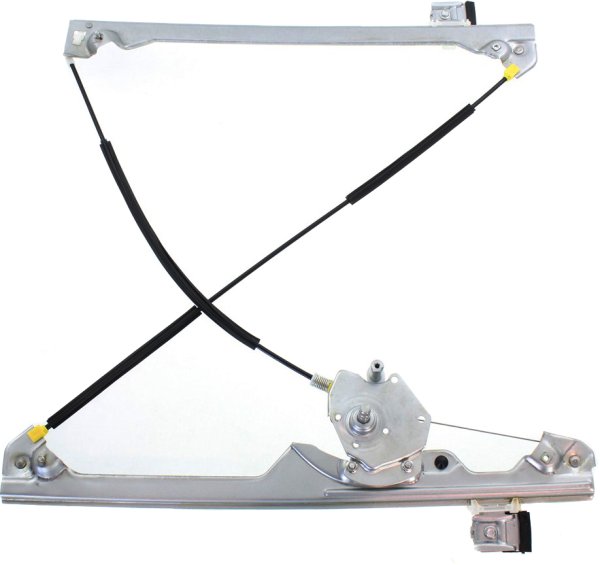 Front Window Regulator for Chevrolet Silverado 1500 (2007-2013), 2500 HD/3500 HD (2007-2014), Manual, Left (Driver), Excludes 2007 Classic Model, Replacement