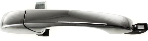 Front Exterior Door Handle for Dodge Magnum 2005-2008, Chrysler 300 2005-2010, Right (Passenger) Side, Plastic, Chrome, Without Keyhole, Fits Rear, Replacement