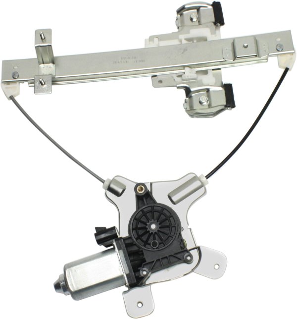 Power Rear Window Regulator with Motor for 2007-2014 Cadillac Escalade, Chevrolet Tahoe, GMC Yukon, Left (Driver), Replacement