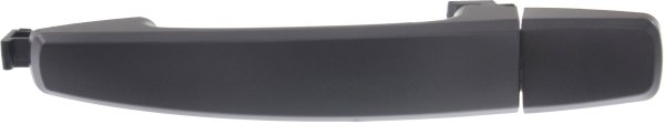 Rear Exterior Door Handle for Pontiac G3 2009-2010, Right (Passenger) = Left (Driver), Smooth Black with Cover, Lever and Cap, Replacement